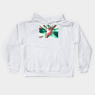 Magenta Emerald Angel Kids Hoodie